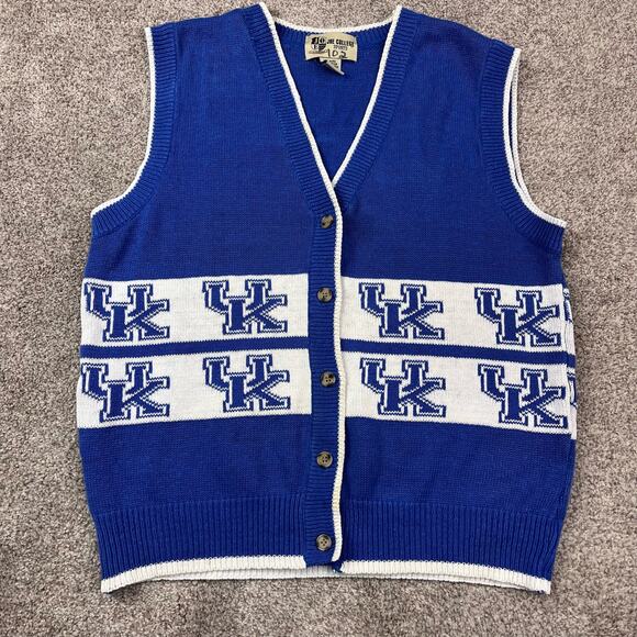 Vintage Joe College Sports University of Kentucky Vest size M - Picture 1 of 8